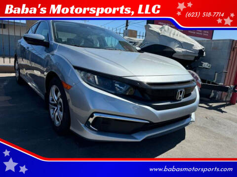 2020 Honda Civic for sale at Baba's Motorsports, LLC in Phoenix AZ