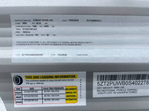 2025 Forest River  PALOMA PUMA