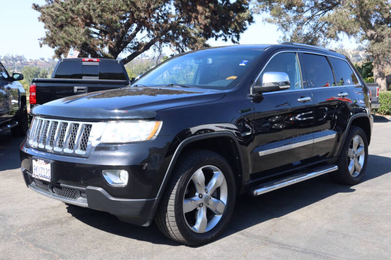 Used 2013 Jeep Grand Cherokee Overland Summit with VIN 1C4RJFCT0DC644762 for sale in San Diego, CA