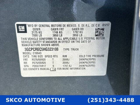 2017 Chevrolet Silverado 1500