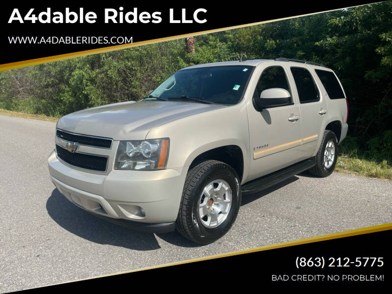 2008 Chevrolet Tahoe for sale at A4dable Rides LLC in Haines City FL