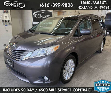 2013 Toyota Sienna for sale at Concept Motors LLC in Holland MI