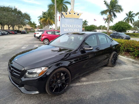 2015 Mercedes-Benz C-Class for sale at ROYALTON MOTORS in Plantation FL