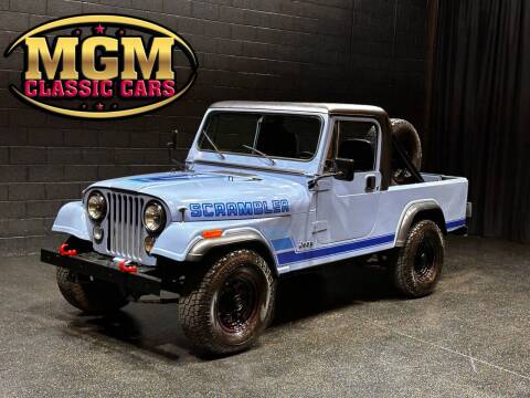 1985 Jeep Scrambler for sale at MGM CLASSIC CARS in Addison IL