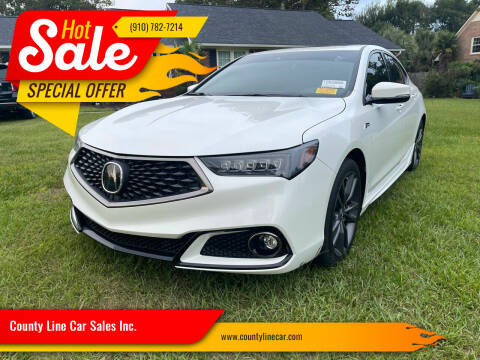 2018 Acura TLX for sale at County Line Car Sales Inc. in Delco NC