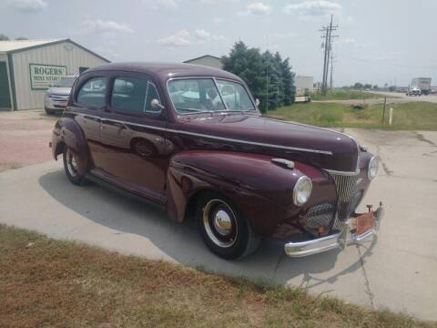 1941 Ford Super Deluxe for sale at CHUCK ROGERS AUTO LLC in Tekamah NE