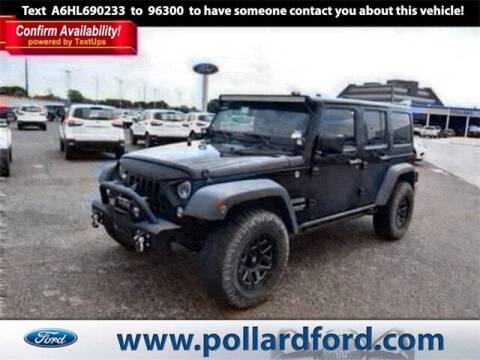2017 Jeep Wrangler Unlimited for sale at POLLARD PRE-OWNED in Lubbock TX