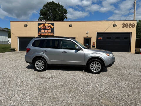 2012 Subaru Forester for sale at Worthington Auto Sales in Wooster OH