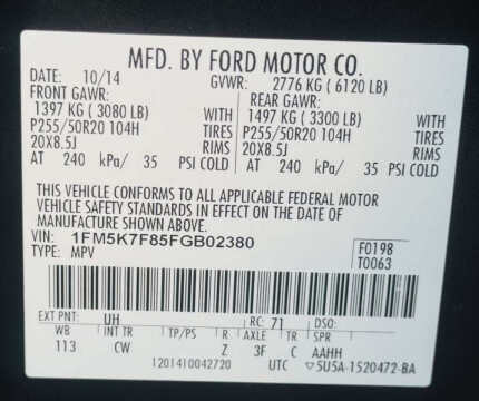 2015 Ford Explorer Limited