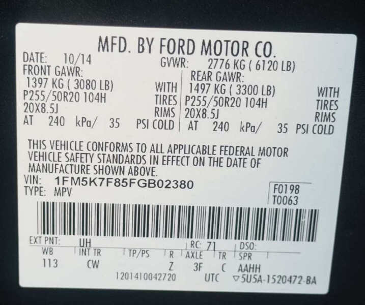 2015 Ford Explorer Limited