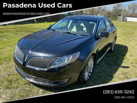 2014 Lincoln MKS for sale at Pasadena Used Cars in Pasadena TX