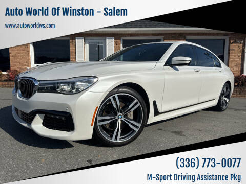 2018 BMW 7 Series for sale at Auto World Of Winston - Salem in Winston Salem NC