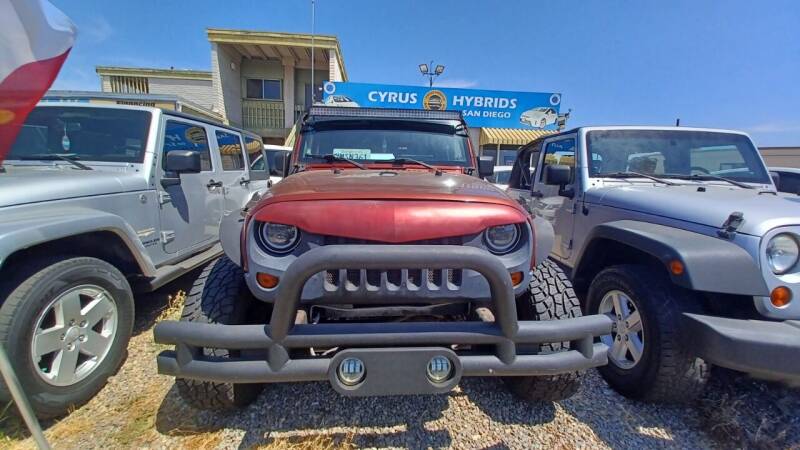 2008 Jeep Wrangler for sale at Cyrus Auto Sales in San Diego CA