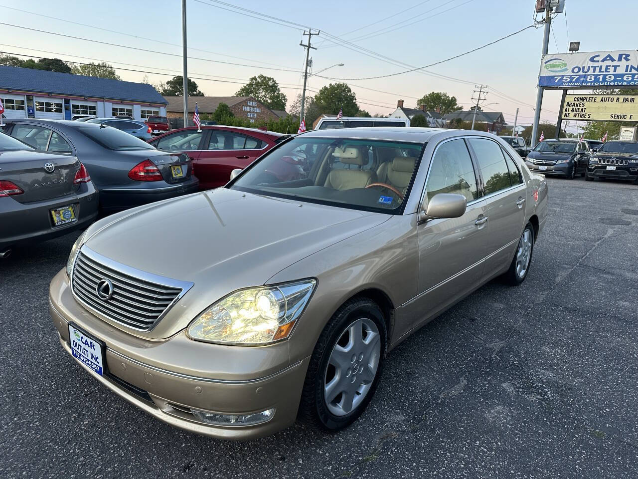 Tan 2004 Lexus LS 430 Base 4dr Sedan 1