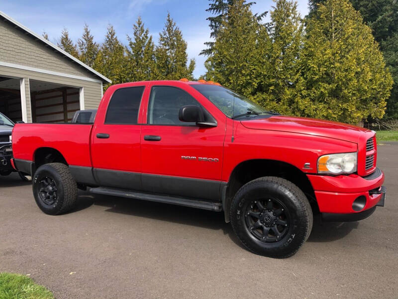 2003 Dodge Ram Pickup 2500 for sale at Catuna Motor Company in Damascus OR