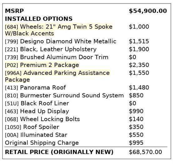 2017 Mercedes-Benz GLC AMG GLC 43