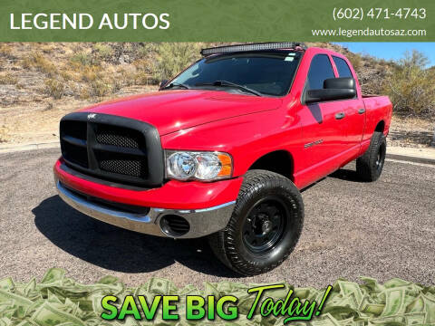 2005 Dodge Ram 1500 for sale at LEGEND AUTOS in Phoenix AZ