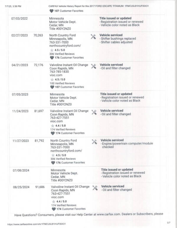 2017 Ford Escape Titanium