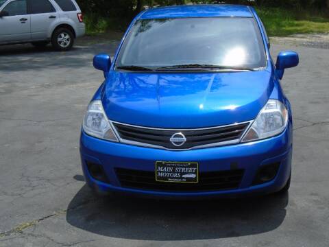 2012 Nissan Versa for sale at MAIN STREET MOTORS in Norristown PA