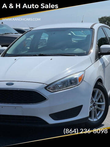 2016 Ford Focus for sale at A & H Auto Sales in Greenville SC