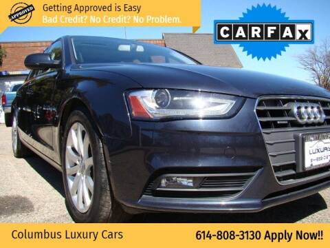 2013 Audi A4 for sale at Columbus Luxury Cars in Columbus OH