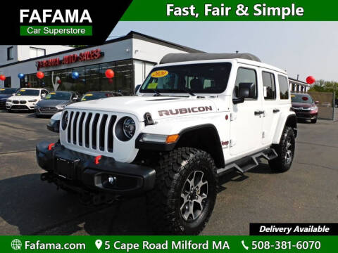 2020 Jeep Wrangler Unlimited for sale at FAFAMA AUTO SALES Inc in Milford MA