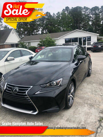 2018 Lexus IS 300 for sale at Gralin Hampton Auto Sales in Summerville SC