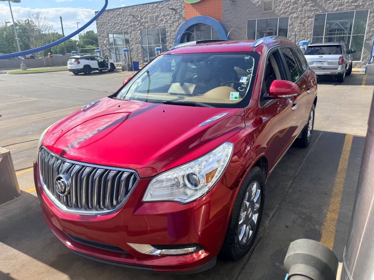 Red 2014 Buick Enclave Leather Leather 4dr Crossover 1