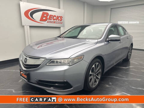 2015 Acura TLX for sale at Becks Auto Group in Mason OH