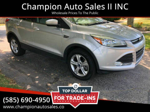 2014 Ford Escape for sale at Champion Auto Sales II INC in Rochester NY