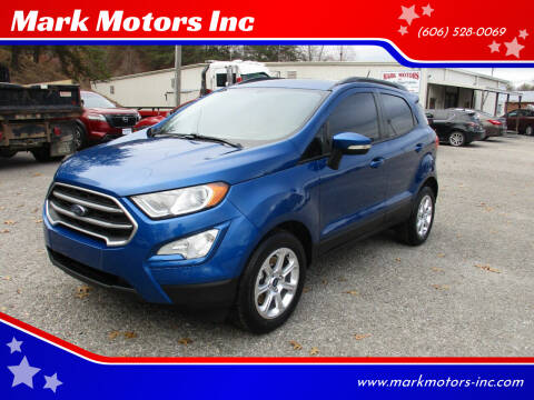 2018 Ford EcoSport for sale at Mark Motors Inc in Gray KY