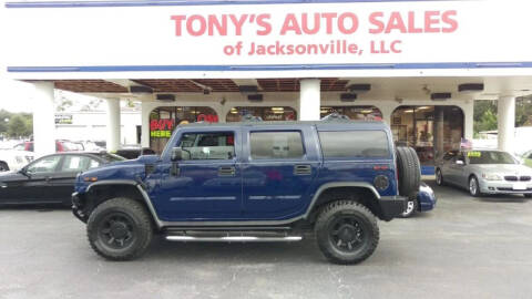 2007 HUMMER H2 for sale at Tony's Auto Sales in Jacksonville FL