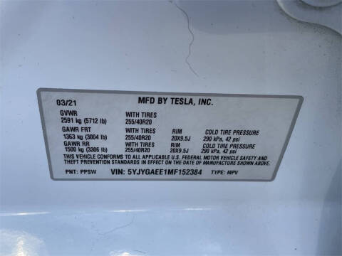 2021 Tesla Model Y Long Range