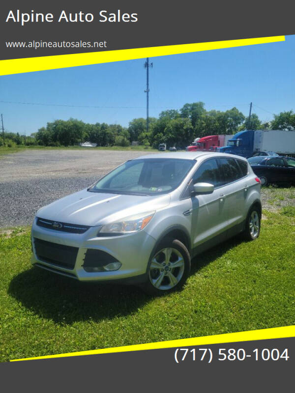 2013 Ford Escape for sale at Alpine Auto Sales in Carlisle PA