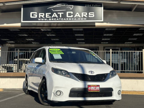 2015 Toyota Sienna for sale at Great Cars in Sacramento CA