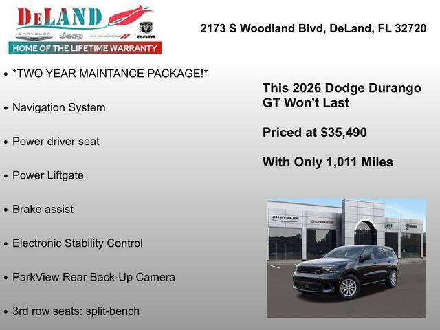 2026 Dodge Durango GT