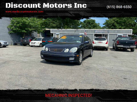 2001 Lexus GS 300 for sale at Discount Motors Inc in Madison TN