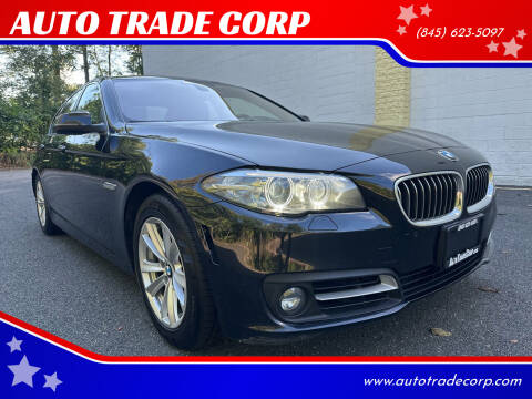 2016 BMW 5 Series for sale at AUTO TRADE CORP in Nanuet NY