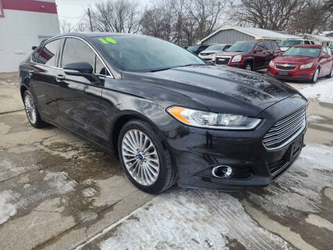 2014 Ford Fusion for sale at Quallys Auto Sales in Olathe KS