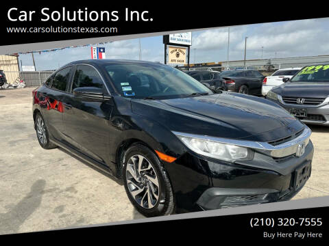 2017 Honda Civic for sale at Car Solutions Inc. in San Antonio TX