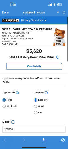 2013 Subaru Impreza 2.0i Premium