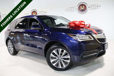 2015 Acura MDX for sale at Unlimited Motors in Fishers IN