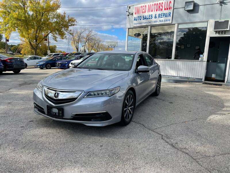 2016 Acura TLX for sale at United Motors LLC in Saint Francis WI