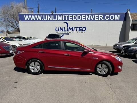 2013 Hyundai Sonata Hybrid for sale at Unlimited Auto Sales in Denver CO