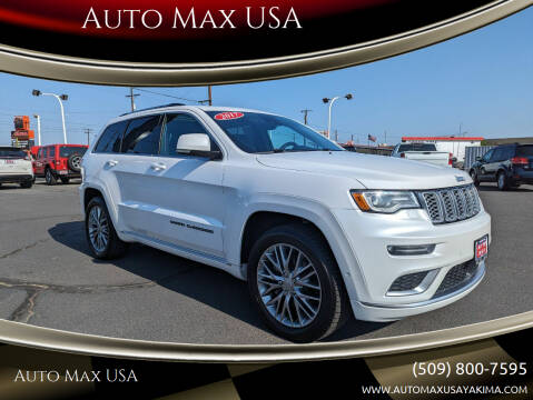 2017 Jeep Grand Cherokee for sale at Auto Max USA in Yakima WA