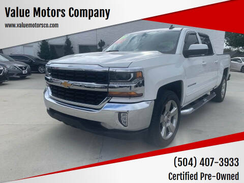 2018 Chevrolet Silverado 1500 for sale at Value Motors Company in Marrero LA