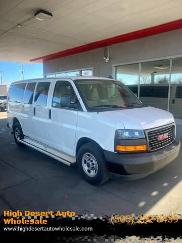 2019 GMC Savana for sale at High Desert Auto Wholesale in Albuquerque NM