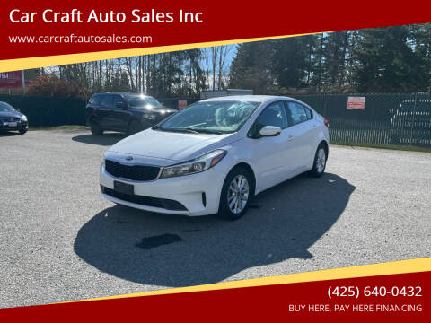 2017 Kia Forte for sale at Car Craft Auto Sales Inc in Lynnwood WA