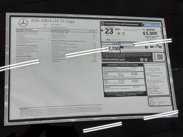 2026 Mercedes-Benz CLE AMG CLE 53