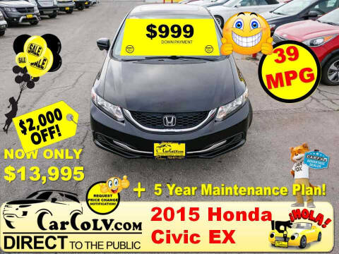 2015 Honda Civic for sale at The Car Company in Las Vegas NV